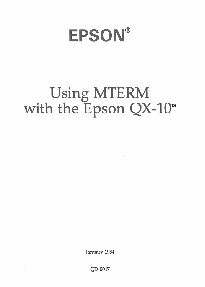 Using mterm cover